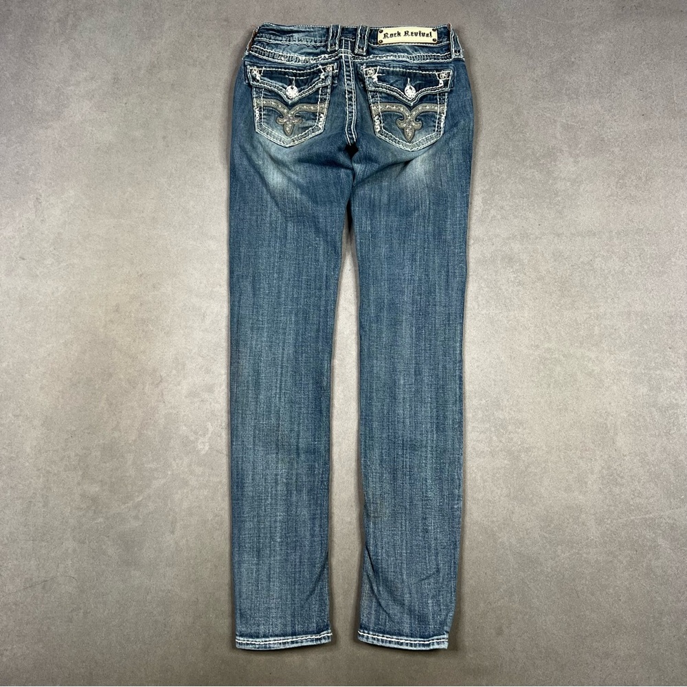 Rock Revival Blue Straight Leg Jeans